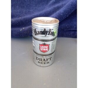 Lone Star Handy Keg Draft beer can, Steel Pull Tab
